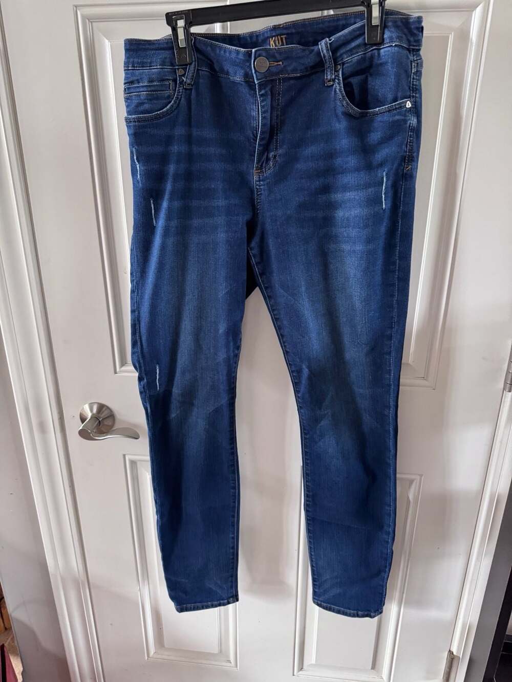 Kut From The Kloth Skinny Jeans Size 14 Blue Denim